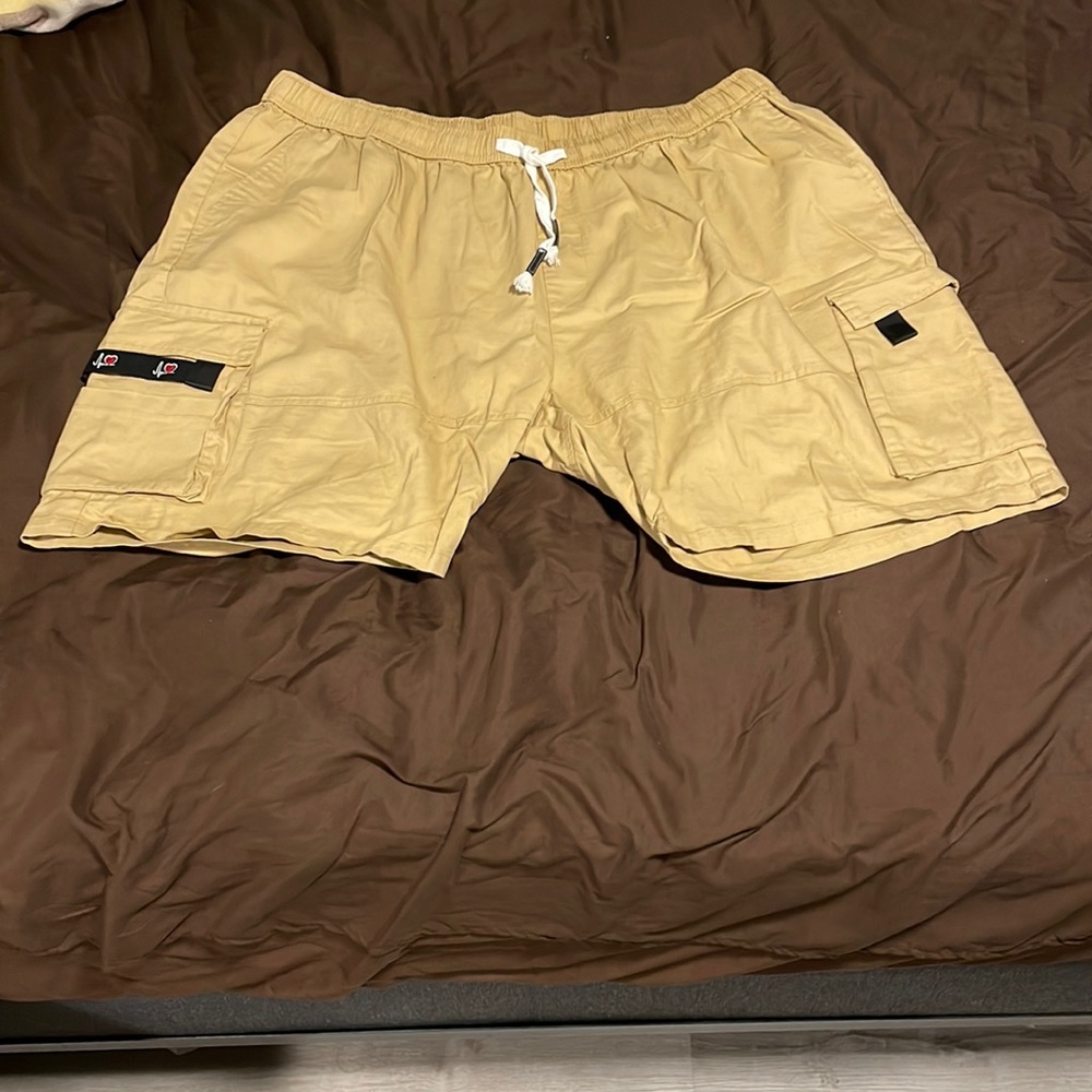 3xl khaki cargo shorts